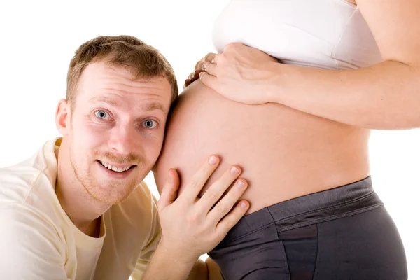 夫と妊娠中の女性 — ストック写真