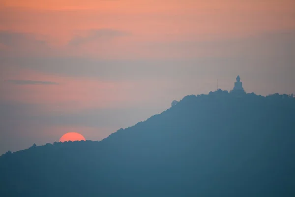 stock image Sunset over the Big Buddha