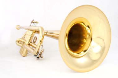 Golden trumpet clipart