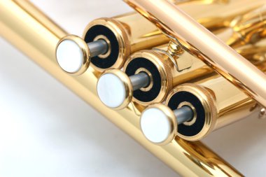 Gold trumpet clipart
