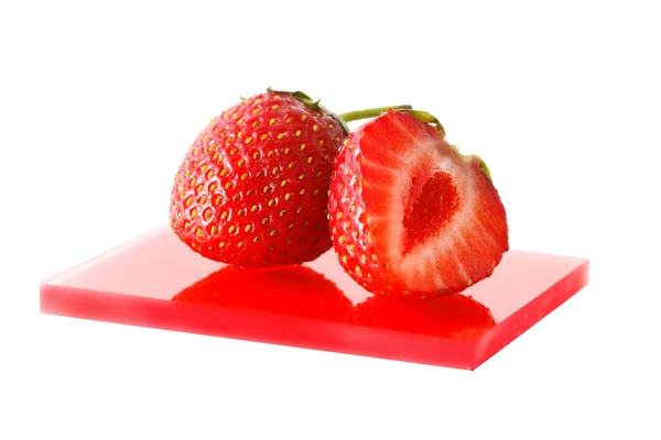 Gros plan sur les fraises — Photo