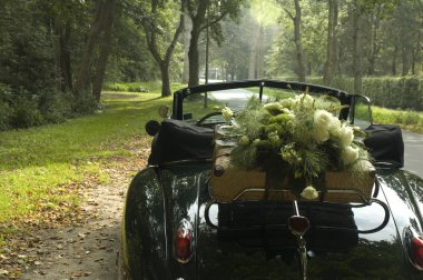 Wedding car clipart