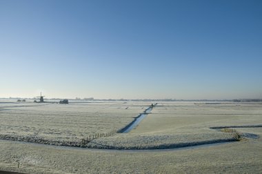 Hollandalı kış manzarası