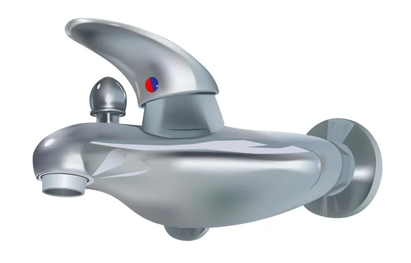 Banyo musluk suyu — Stok Vektör
