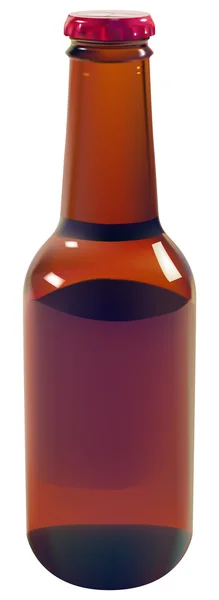 Frasco de cerveja — Vetor de Stock