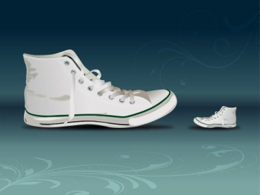 Sneaker vs sneaker clipart