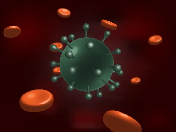 Vírus HIV — Fotografia de Stock