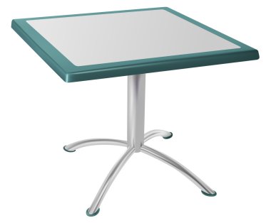 Metal table clipart
