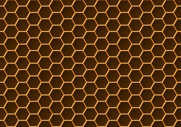Honeycomb-mönster — Stock vektor