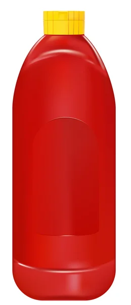Bouteille de ketchup — Image vectorielle