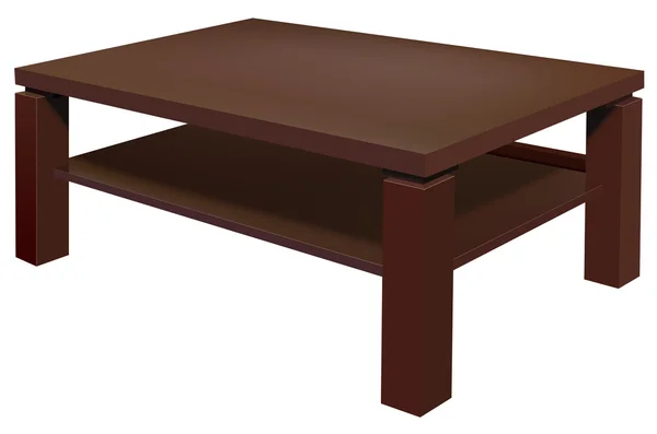 Nappali asztal — Stock Vector