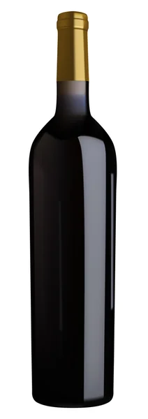 Red wine bottle — Stock Vector