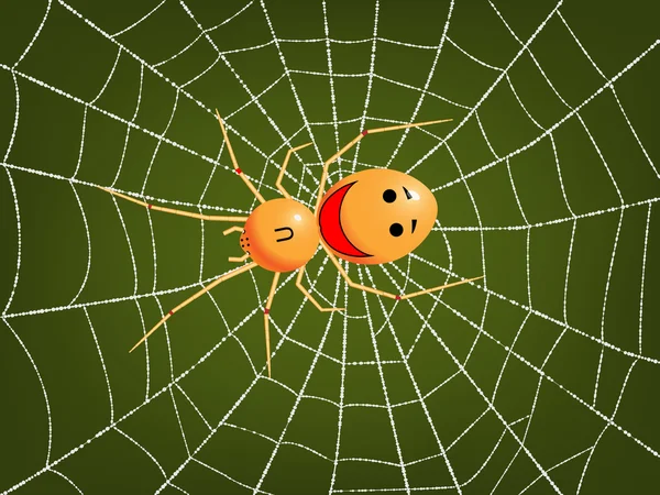 Spinne — Stockvektor