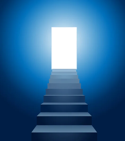 Escaliers vers le ciel — Image vectorielle