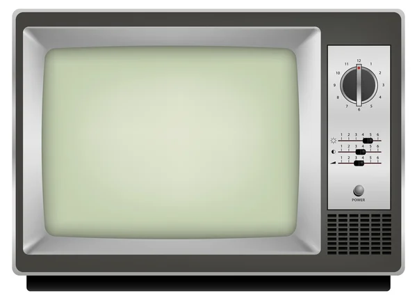 Stock vector Vintage tv