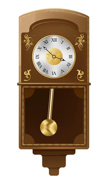 Vintage clock — Stock Vector