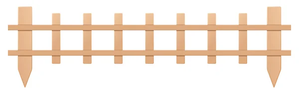 Fából készült kerítés — Stock Vector