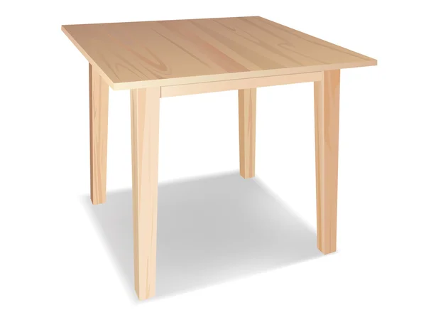 Drewniany stół — Wektor stockowy