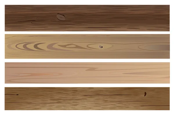 Planches en bois — Image vectorielle