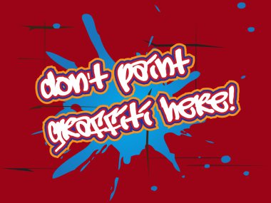 No graffiti clipart