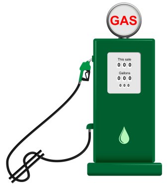 Gas pump clipart