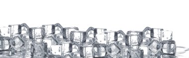 Melting ice cubes clipart