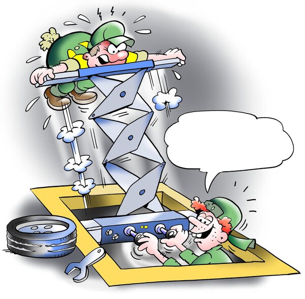 Smart new strong lift in the workshop