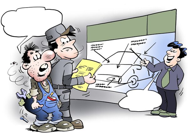 Old fashioned mechanic