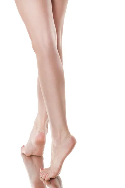 Vacker kvinna ben — Stockfoto