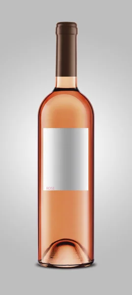 Пустая бутылка вина — стоковое фото
