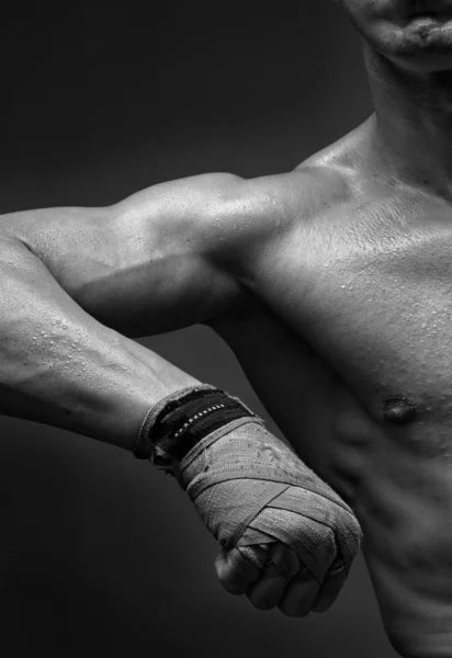 Masculino musculoso Fotos de stock