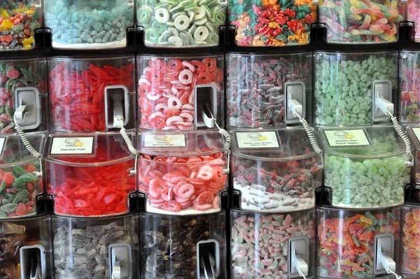 Sweets on the shelf — Stock Photo, Image