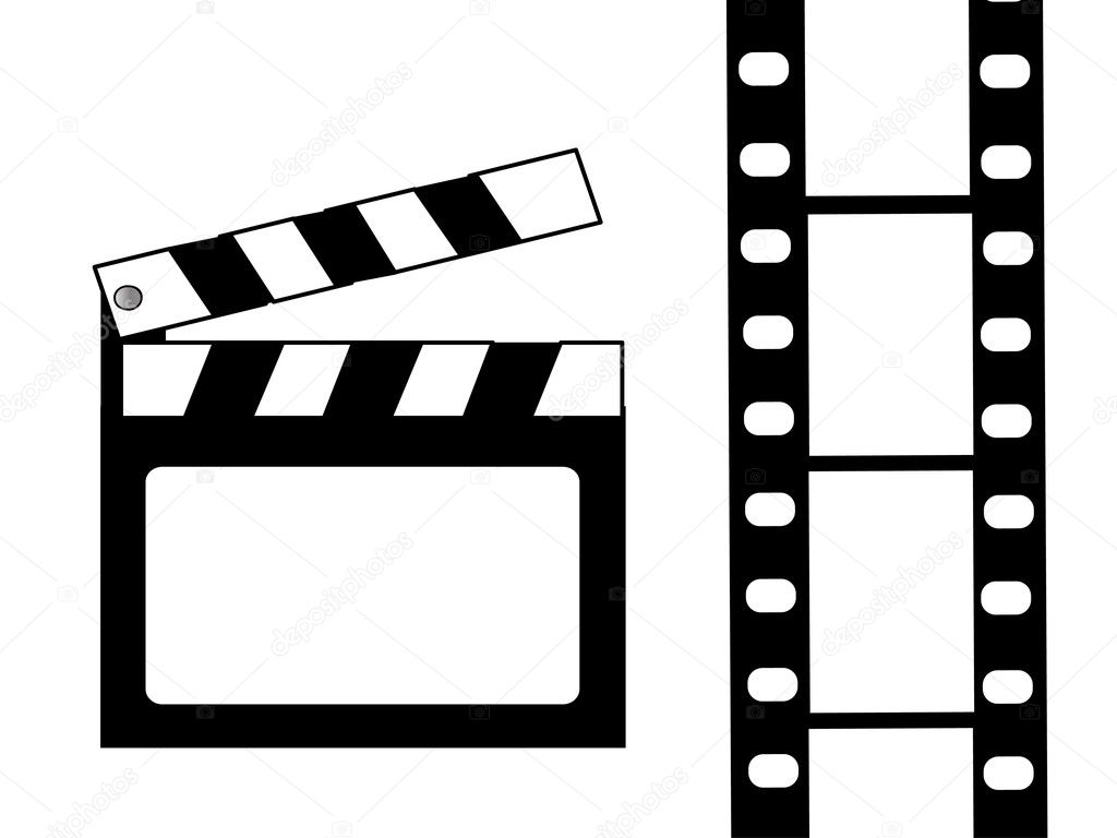Clapboard and film