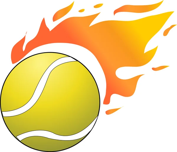Sportovní tenisový míček — Stock fotografie