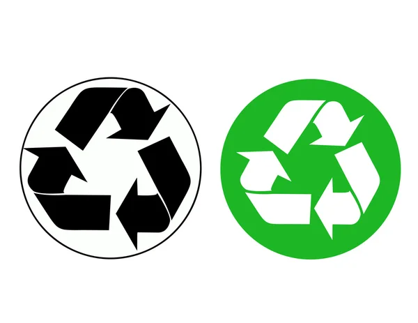 Sinal de reciclagem — Fotografia de Stock