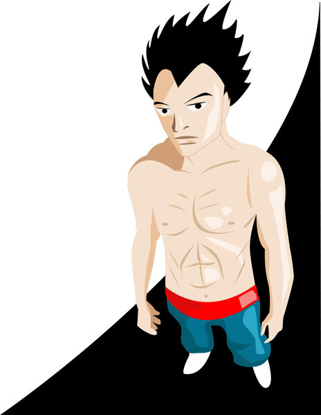 Мальчик манги
