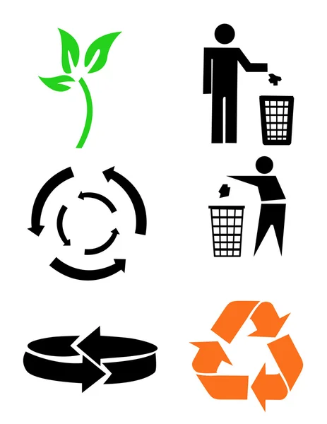 Behoud van het milieu symbolen — Stockfoto