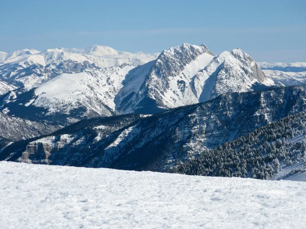 Snow mountain Pireneusok — Stock Fotó