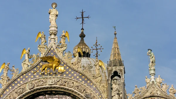 Detail svatého Marka baziliky Benátky — Stock fotografie