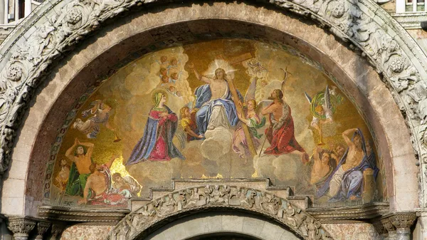 Detail of st. mark basilica venice — Stock Photo, Image