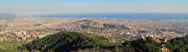 Panorama Barcelona al norte — Foto de Stock