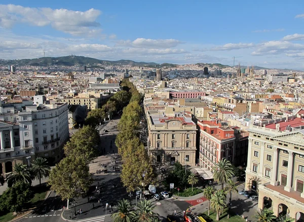 La Rambla i Barcelona — Stockfoto