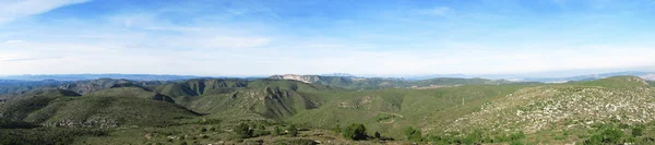Panorama mediterranean mountains — Stock Photo, Image