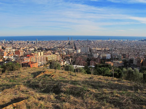 巴塞罗那城市景观 — 图库照片