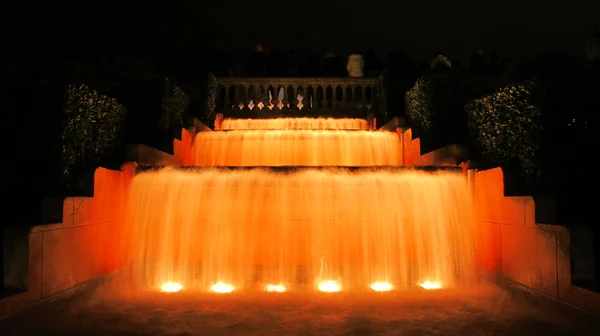 Magic fountain of Montjuic, detail — Stock Photo, Image