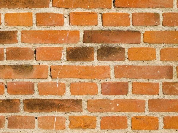 Parede de tijolo weathered closeup — Fotografia de Stock