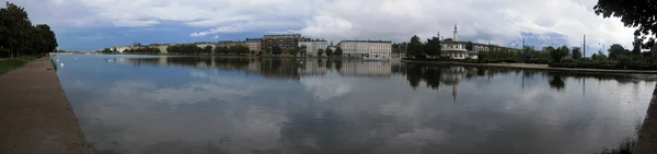 Panorama längs peblingesoe i Köpenhamn — Stockfoto