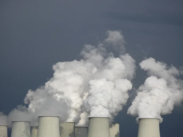 stock image Cooling towers