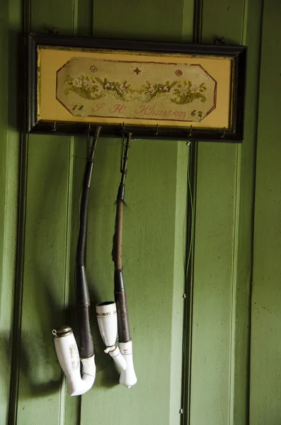 stock image Old smoking pipes