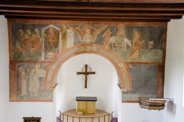 교회 벽화 — 스톡 사진